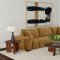 Camacho Sectional Sofa 503985 in Amber Fabric by Coaster