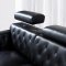 Huron Sofa 3Pc Set in Black Half Leather by VIG