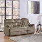 U9693C Sofa & Loveseat Set in Mocha Fabric by Global