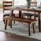 Signe 5Pc Dining Room Set CM3346 in Light Oak w/Options