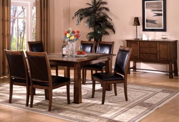 CM3590T-54 Living Stone I Dining Table in Tobacco Oak w/Options [FADS-CM3590T-54 Living Stone I]