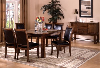 CM3590T-54 Living Stone I Dining Table in Tobacco Oak w/Options