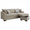 Storey Sleeper Sectional Sofa 504778 in Camel Fabric by Coaster