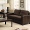 CM6598DK Laverne Sofa & Loveseat Set in Fabric & Leatherette