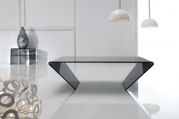 519 Coffee Table in Grey Glass [JMCT-519 Grey]