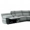 Hedera Power Motion Sectional Sofa 9828 in Lt Gray - Homelegance