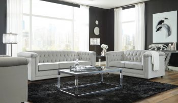 Josanna Sofa & Loveseat Set 21904 in Gray Fabric by Ashley [SFAS-21904 Josanna Gray]