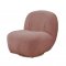 Yedaid Accent Chair AC00232 in Pink Teddy Sherpa by Acme