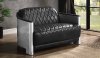 Sedna Loveseat LV01983 in Black Top Grain Leather by Acme