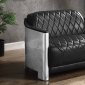 Sedna Loveseat LV01983 in Black Top Grain Leather by Acme