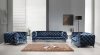 Glitz Sofa in Blue Fabric by J&M w/Options