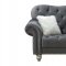 U4422 Sofa in Gray Velvet by Global w/Options