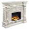 Vanaheim Fireplace AC01617 in Antique White by Acme