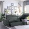 Ferriday Sectional Sofa 8228GY in Grey Fabric by Homelegance