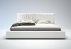 MD335 Madison Bed by Modloft in White Bonded Leather w/Options