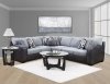 Drake Sectional Sofa 509920 in Smoke Fabric by Coaster