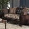 Quirino Sofa SM6416 Sofa in Light & Dark Brown w/Options