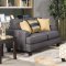 Orson Sofa SM8600 in Gray Flat Woven Fabric w/Options