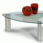 Tracy Coffee Table Set 3Pc in by Chintaly w/Optional Sofa Table