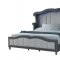 Vanna Bedroom Set 5Pc in Dark Gray by Global w/Options