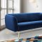 Harlow Sofa 685 in Navy Velvet Fabric by Meridian w/Options