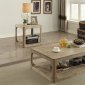 Zaina Coffee Table & End Table 82235 3Pc Set Natural Oak by Acme