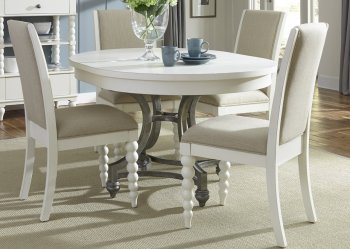 Harbor View II Dining Table 5Pc Set 631-DR-O5ROS by Liberty [LFDS-631-DR-O5ROS Harbor View II]