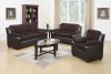 G420 Sofa & Loveseat Set in Chocolate Fabric by Glory w/Options