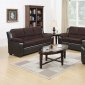 G420 Sofa & Loveseat Set in Chocolate Fabric by Glory w/Options