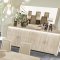 Dover Dining Table in Beige by ESF w/Options