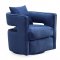 Kennedy Sofa TOV-L6126 in Navy Velvet Fabric by TOV Furniture