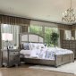 Armus Bedroom w/Padded Headboard CM7719 in Gray w/Options