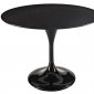 Lippa 36" Marble Table in Black by Modway