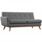 Engage Sectional Sofa in Gray Fabric by Modway w/Options