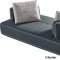 Blackberry Sectional Sofa in Fabric by ESF w/Optional Chair