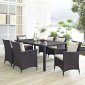 Convene Outdoor Patio Dining Set 7Pc EEI-2199 by Modway