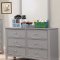 Caren 4Pc Youth Bedroom Set CM7902GY in Gray w/Options