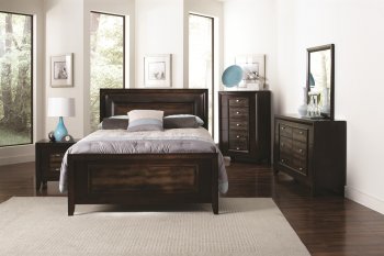 Marshall 203561 Bedroom 5Pc Set in Brown by Coaster w/Options [CRBS-203561 Marshall]