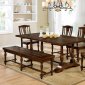 Griselda CM3136 Dining Table in Brown Cherry w/Options