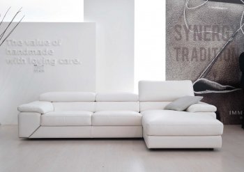 Like 8010 Genuine Leather Sectional Sofa by IDP Italia [IDSS-8010-QS-Like]