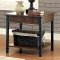 Paige CM4319 Coffee Table & 2 End Table 3Pc Set in Weathered Oak