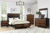 F9383Q 5Pc Bedroom Set in Brown & Black by Poundex w/Options