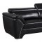 U8190 Sofa in Black Bonded Leather by Global w/Options