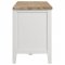 Hollis TV Stand 708253 in White & Brown by Coaster