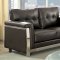 Nanette Sofa CM6425GY in Gray Breathable Leatherette w/Options