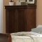 Brown Cherry Finish Classic Platform Bed w/Optional Case Goods