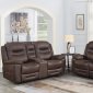 Hemer Motion Sofa 603331PP in Chocolate by Coaster w/Options