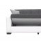 Lego Sofa Bed in Grey Microfiber by Rain w/Optional Items