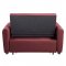 Caia Adjustable Sofa w/Sleeper LV00343 in Red Fabric by Acme