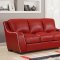 U8080 Sofa in Red Bonded Leather by Global Furniture USA